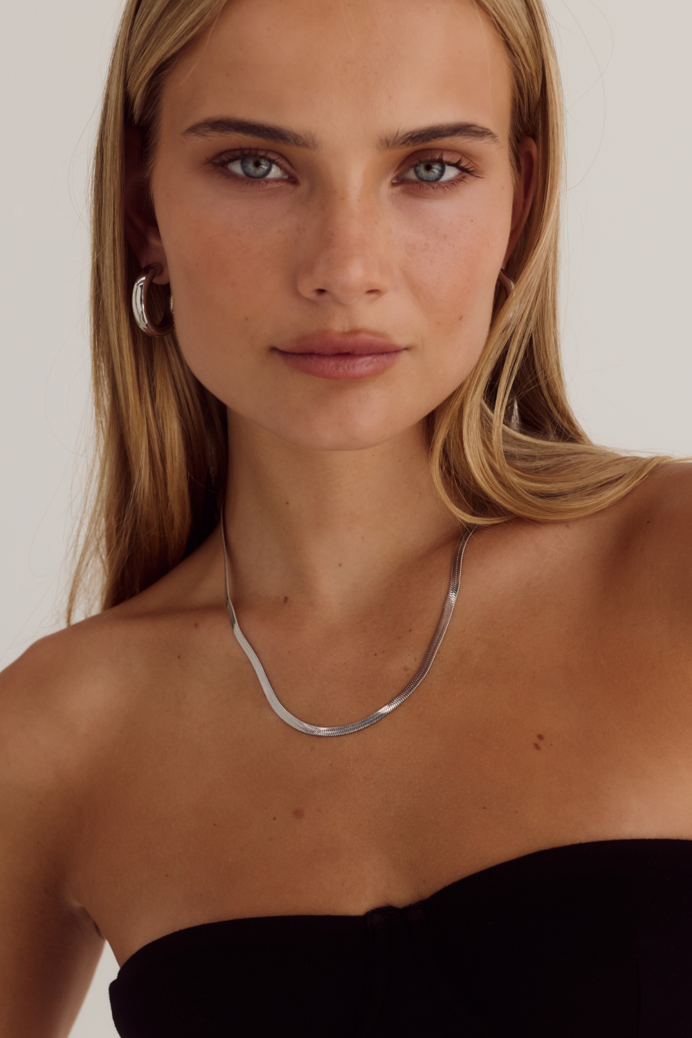 Beau Snake Necklace | Silver