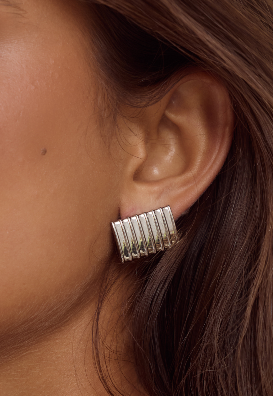Tabi Earrings | Silver