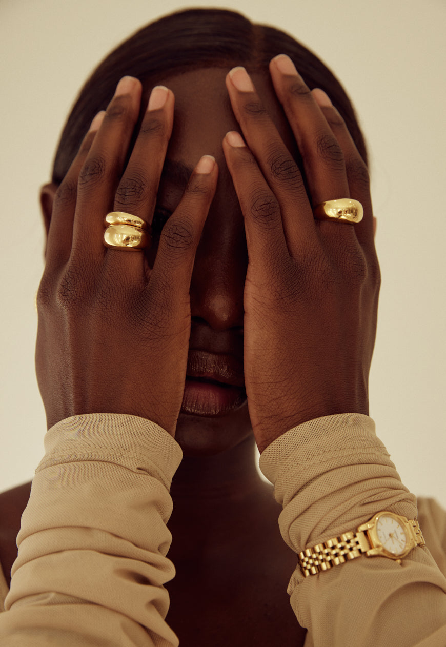 Yves Dome Ring | 18K Gold