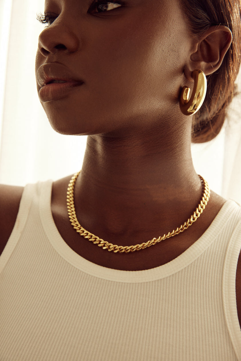 Kiki Hoop Earrings | 18K Gold