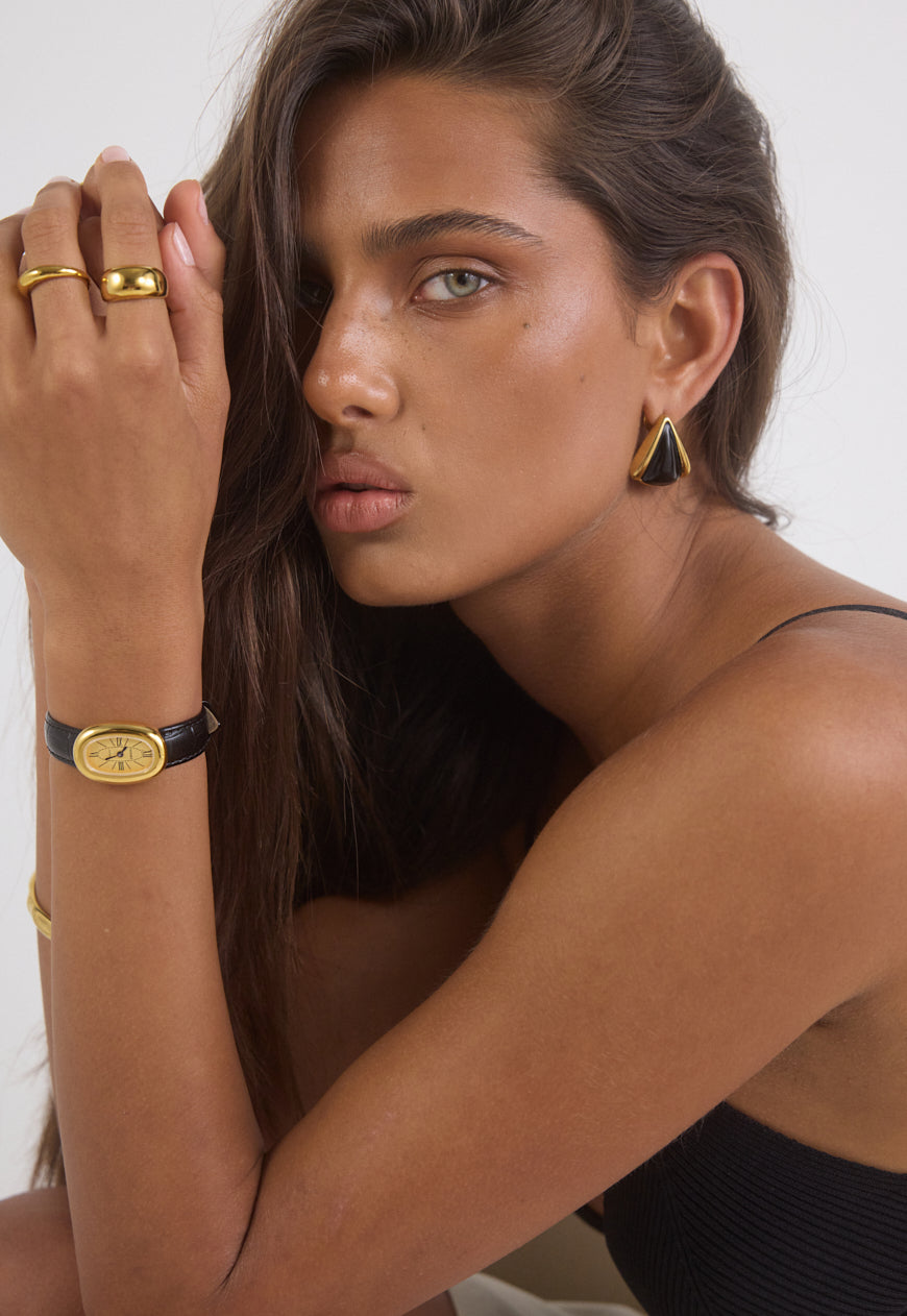 Aston Earrings | 18K Gold