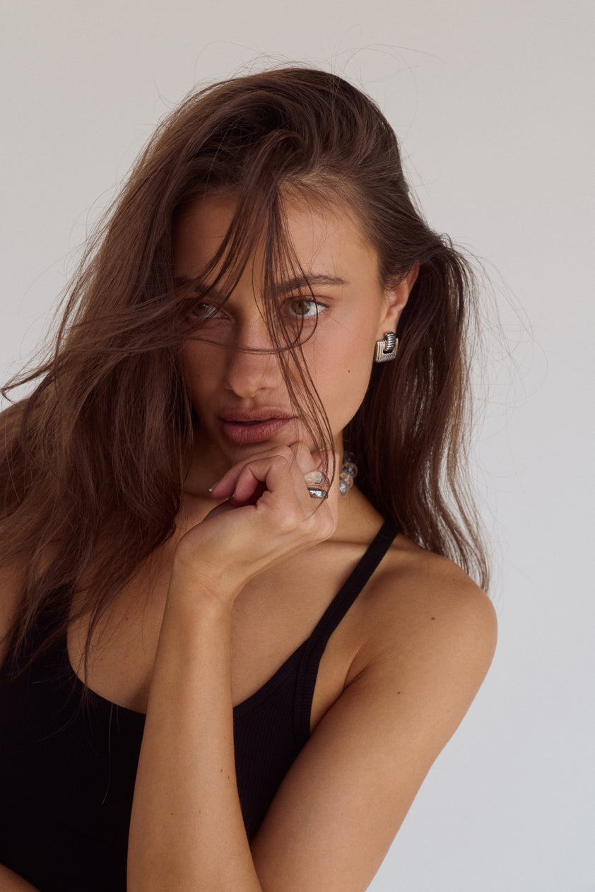 Mercer Earrings | Silver