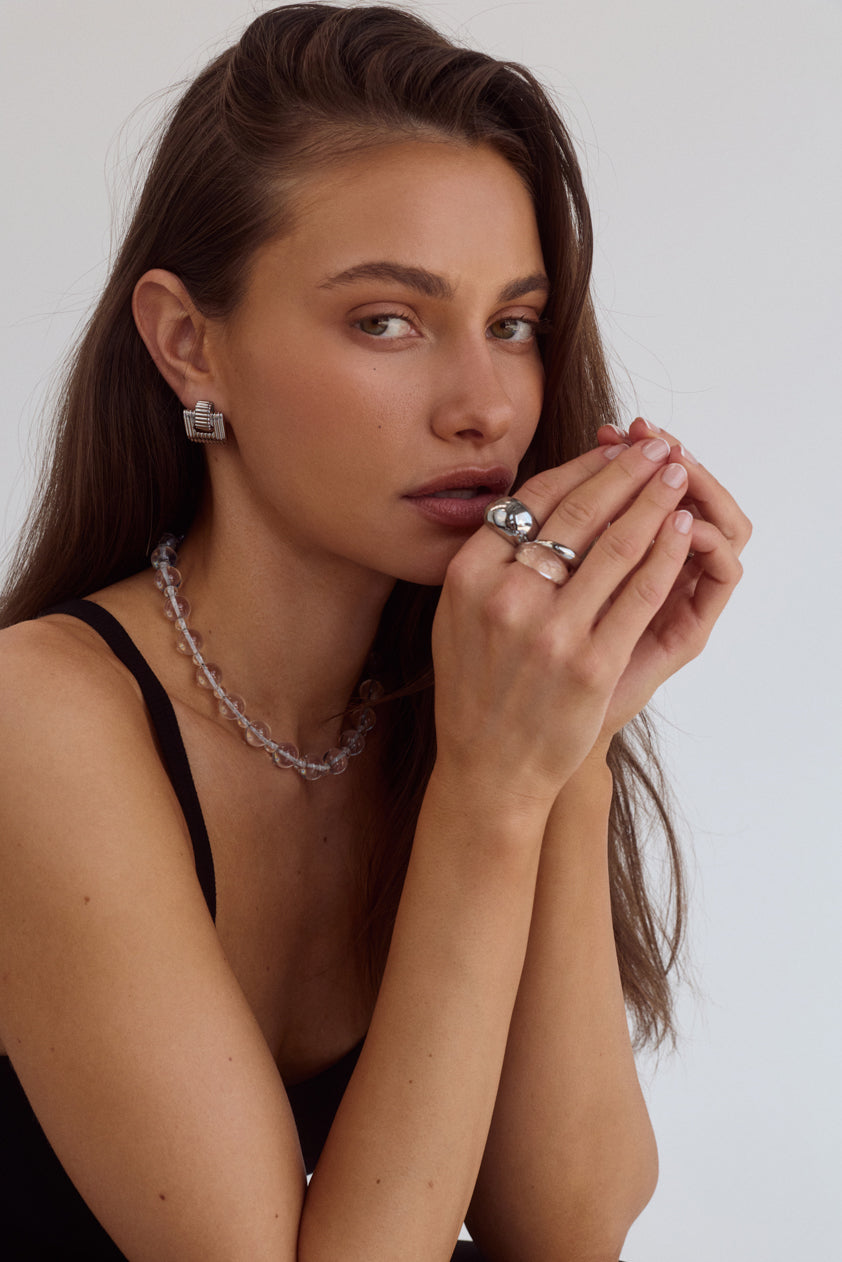Cleo Necklace | Clear