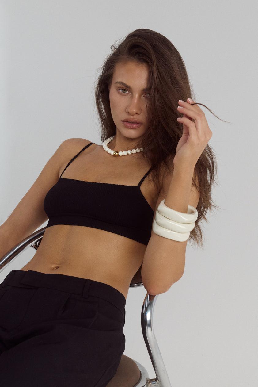 Ellegra Bangle | Vanilla