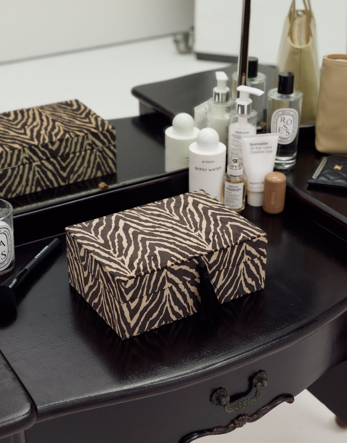 Margot Jewellery Box | Zebra
