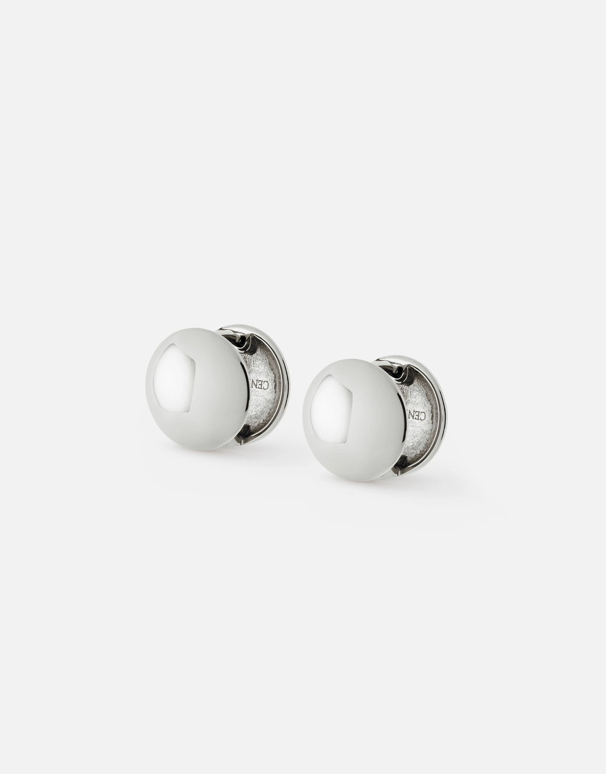 Odilla Huggie Earrings | Silver
