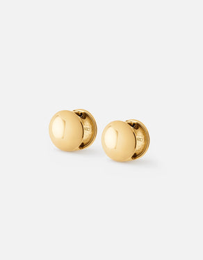 Odilla Huggie Earrings | 18K Gold