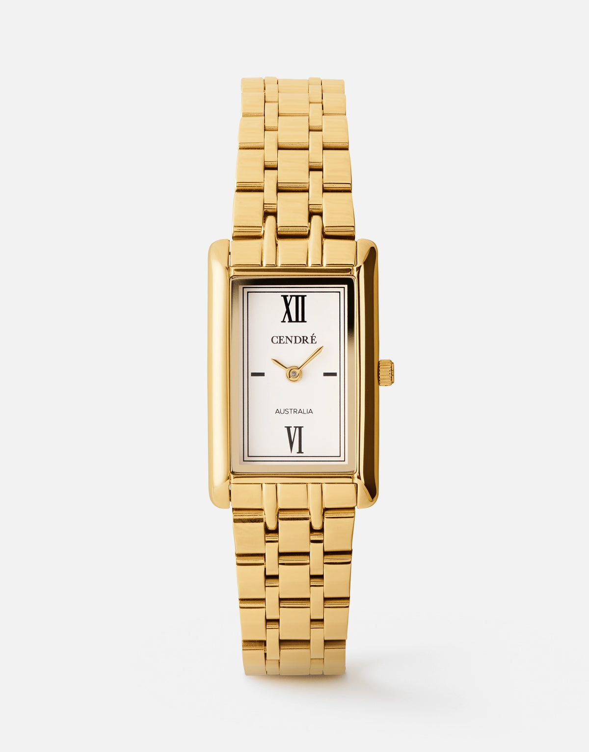 CENDRE 18kゴールドプレート スクエア 腕時計 CENDRÉ Kelly Watch Gold | 18k Gold Plated Watches