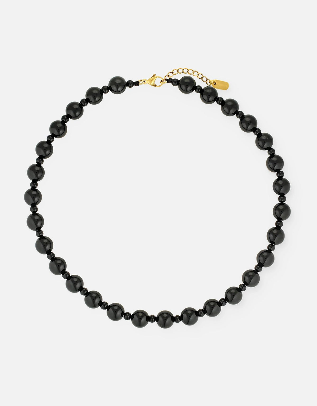 Constance Necklace | Black Agate