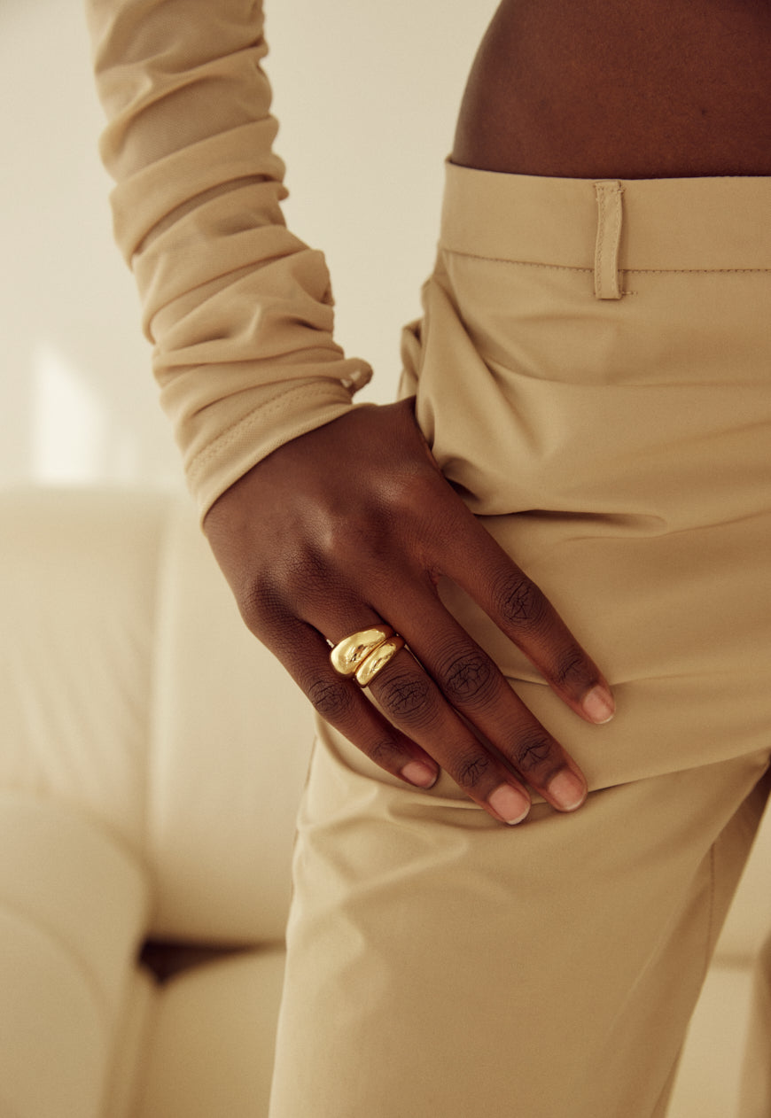 Yves Dome Ring | 18K Gold