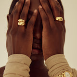 Yves Dome Ring | 18K Gold
