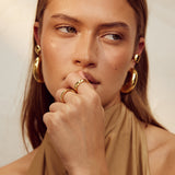 Kiki Hoop Earrings | 18K Gold