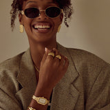 Demi Bangle | 18K Gold