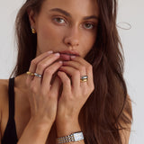 Pia Dome Ring | 18K Gold