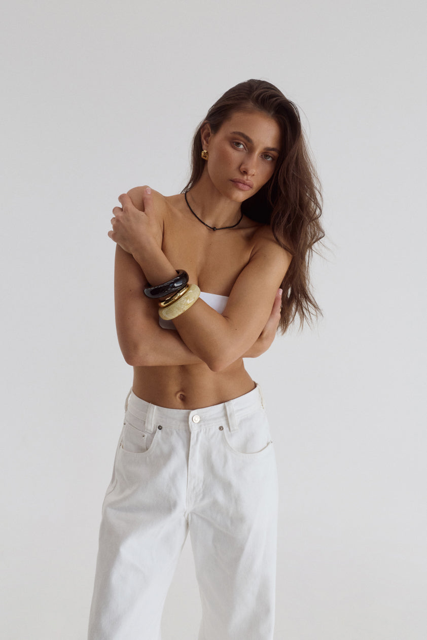 Charlotte Bangle | Cream