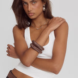 Ellegra Bangle | Espresso