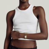 Hugo Watch | White | 14K Gold
