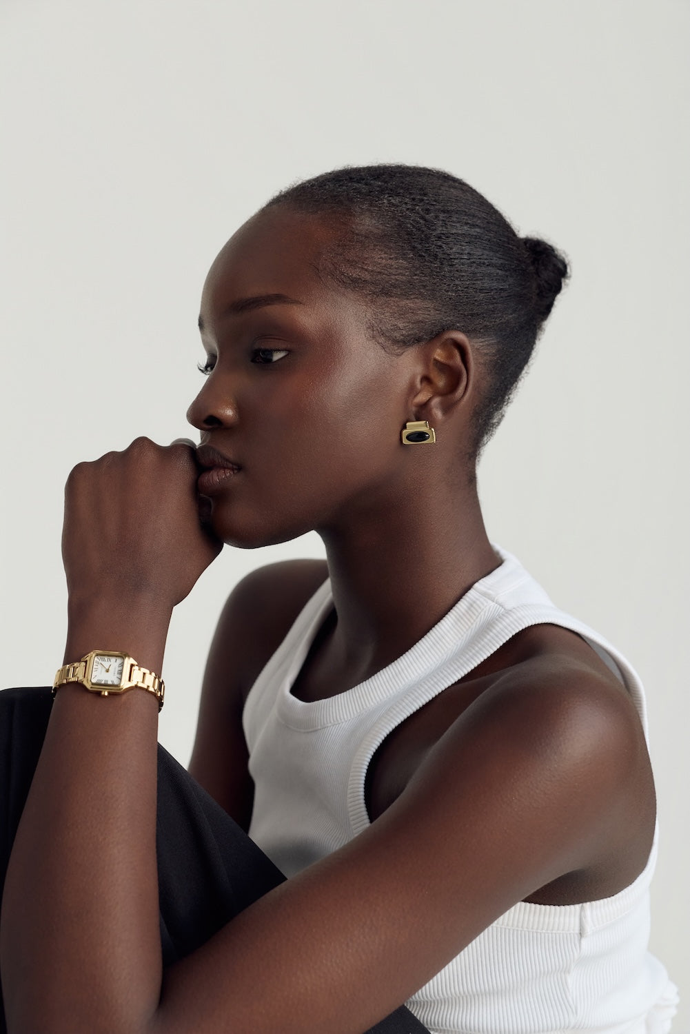 Hugo Watch | White | 14K Gold