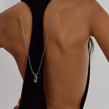 Alba Necklace | Silver