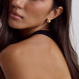 Maiya Huggie Earrings | 18K Gold