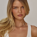 Mina Necklace | Silver