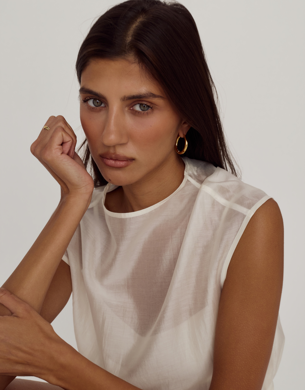 Rhode Huggie Earrings | 18K Gold