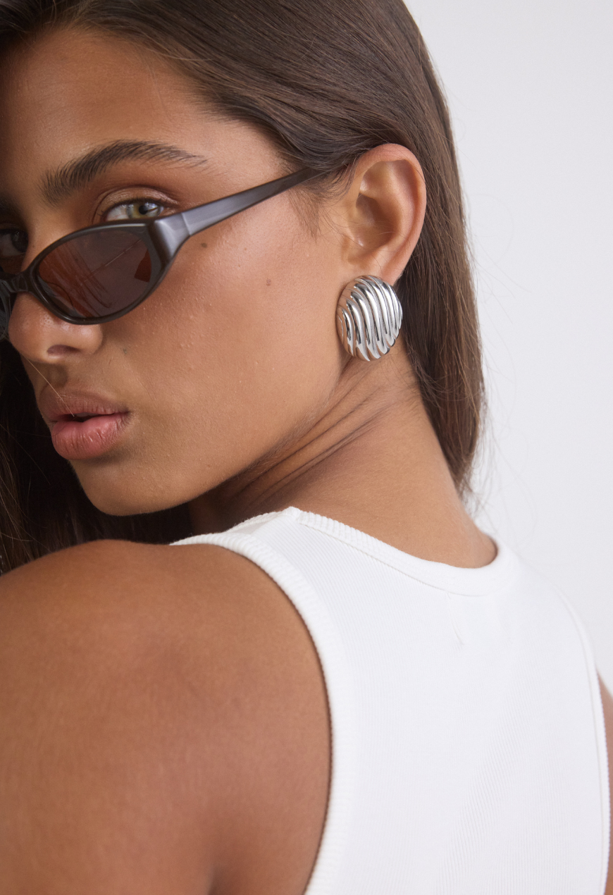 Odette Earrings | Silver