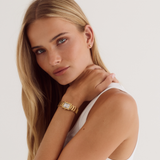 Mila Watch | White | 18K Gold