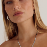 Beau Snake Necklace | Silver