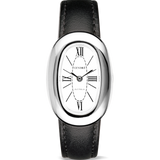 Bridgette Watch | Silver | Smooth Black