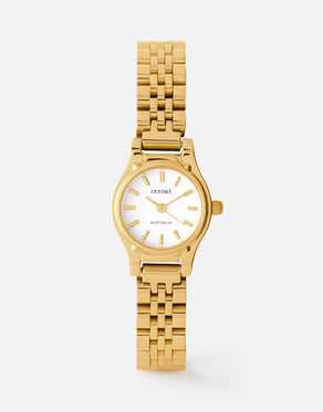 Isobel Watch | White | 18K Gold