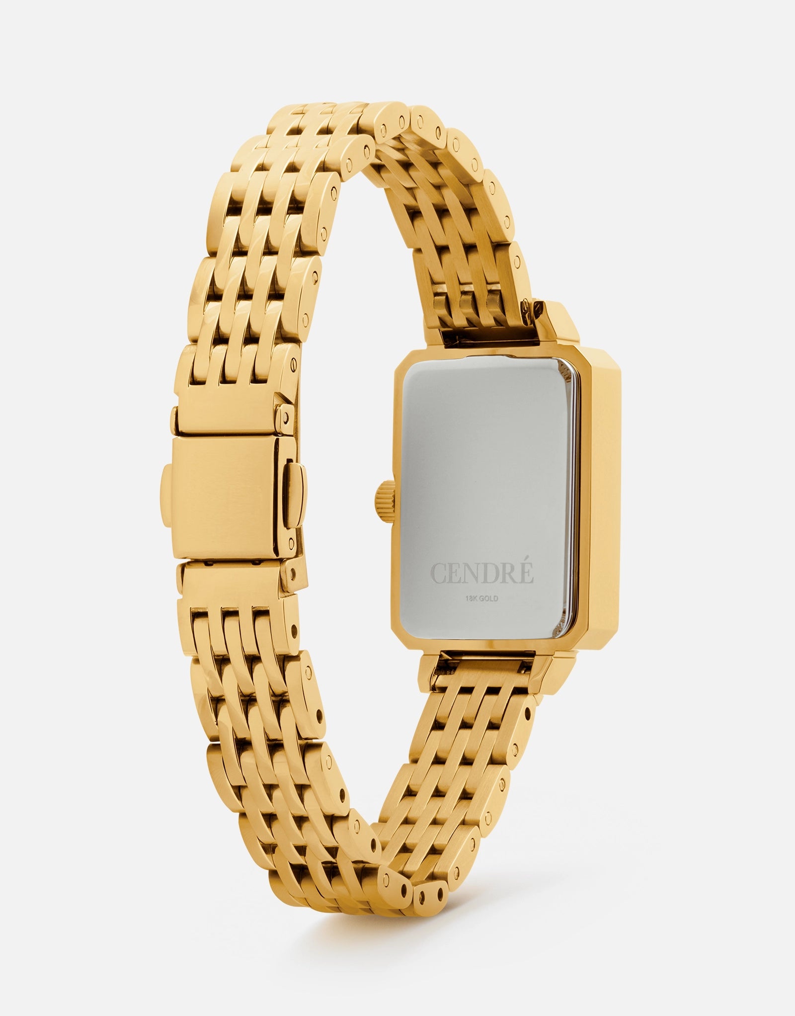 Mason Watch | White | 18K Gold – CENDRÉ Mason Watch | White | 18K Gold – CENDRÉ