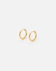 Rhi Huggie Sleeper Earrings | 18K Gold