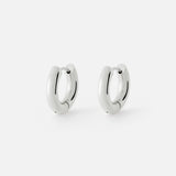 Rosie Huggie Earrings | Silver