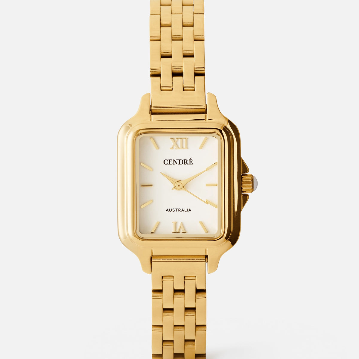 Ava Watch | White | 18K Gold | CENDRÉ