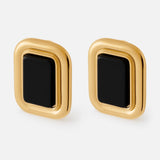 Margaux Onyx Earrings | Black
