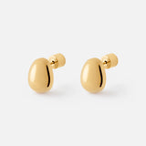 Bean Earrings | 18K Gold