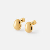 Bean Earrings | 18K Gold