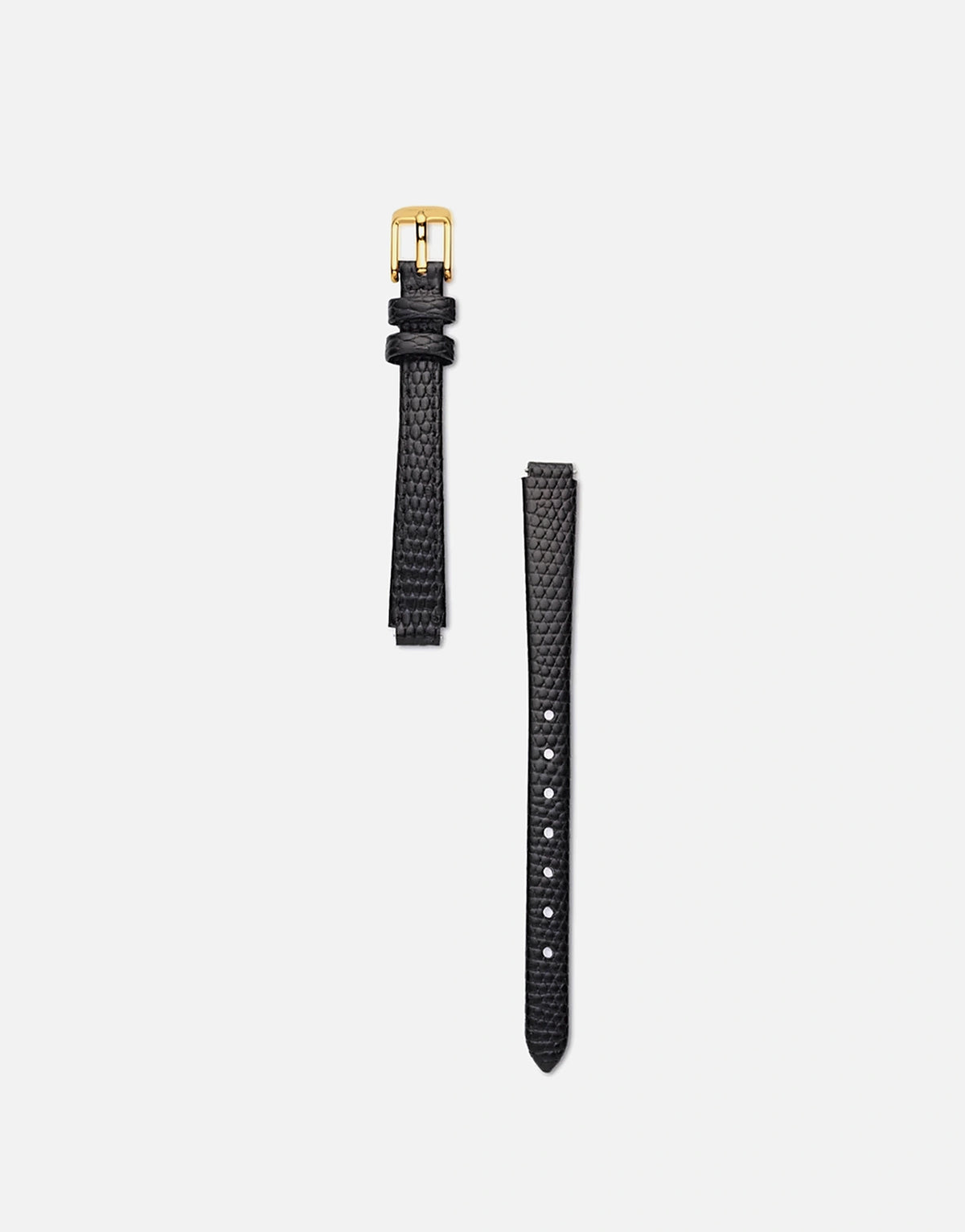 Baby | Black Python Leather Band | Gold