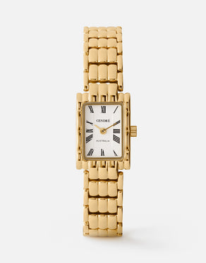 Mila Watch | White | 14K Gold