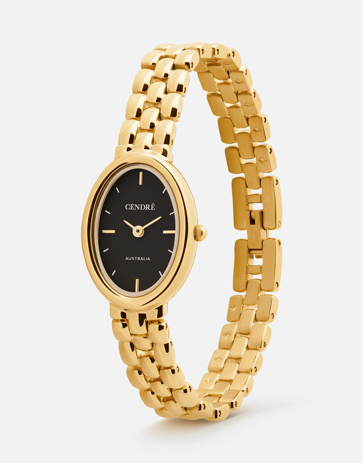 Phoebe Watch | Black | 18K Gold
