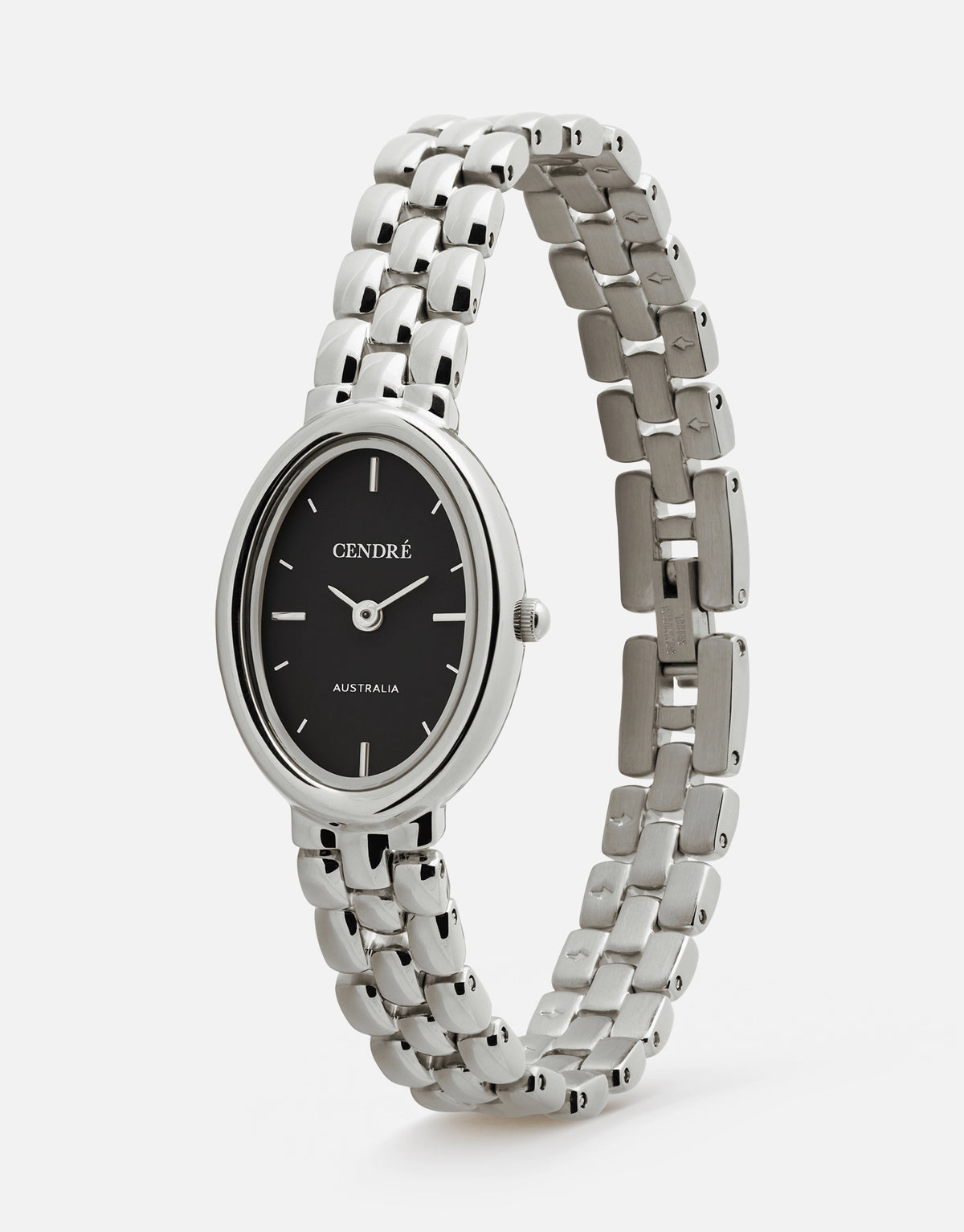 Phoebe Watch | Black | Silver