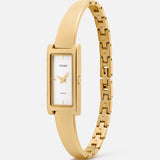 Mara Watch | White | 14K Gold