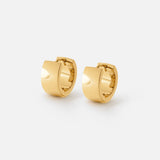 Maiya Huggie Earrings | 18K Gold