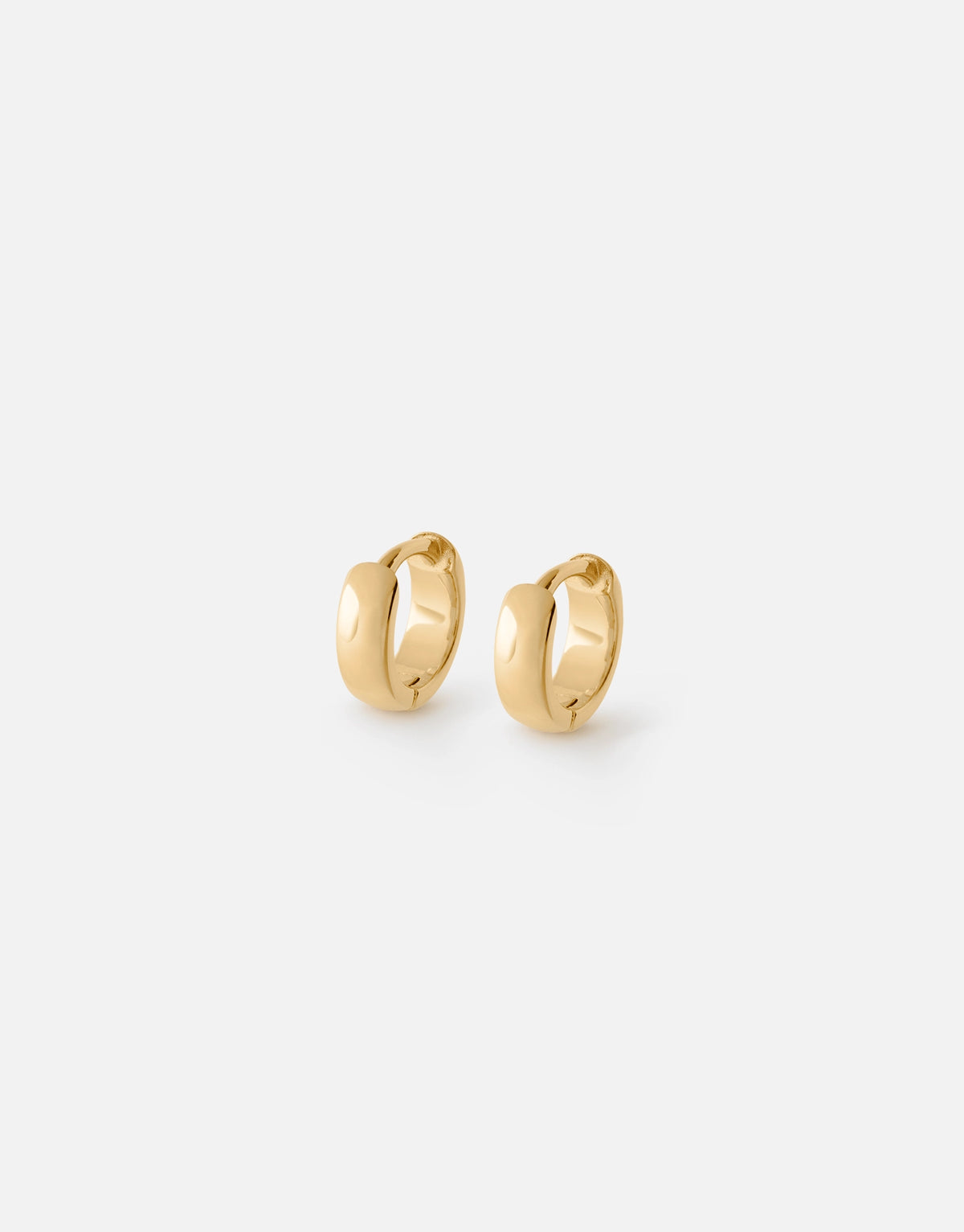 Bianca Huggie Earrings | 14K Gold
