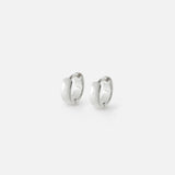 Bianca Huggie Earrings | Silver