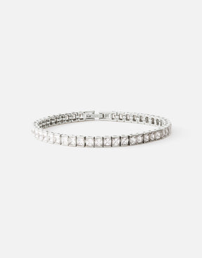 Amelie Tennis Bracelet | Silver