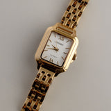 Ava Watch | White | 18K Gold