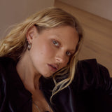 Rhi Huggie Sleeper Earrings | Silver