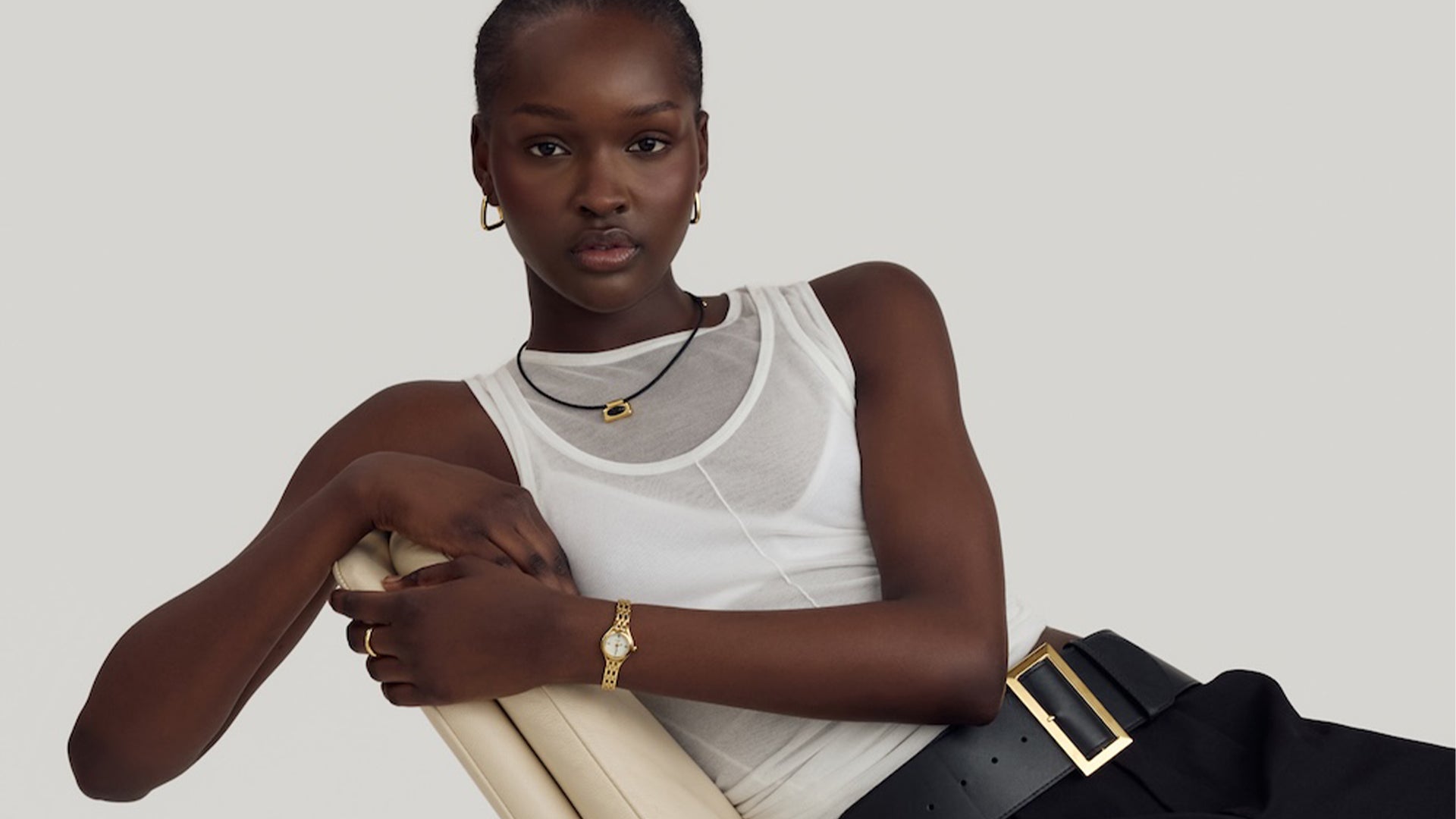 5/5まで2000円引【未開封】CENDRÉ Kate Watch 14k GP Kate Watch | White | 14k Gold – CENDRÉ